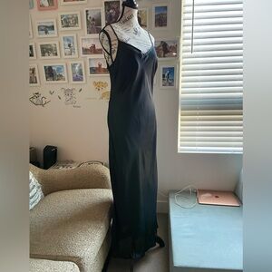 Urban Outfitters Elegant Black Slip Dress